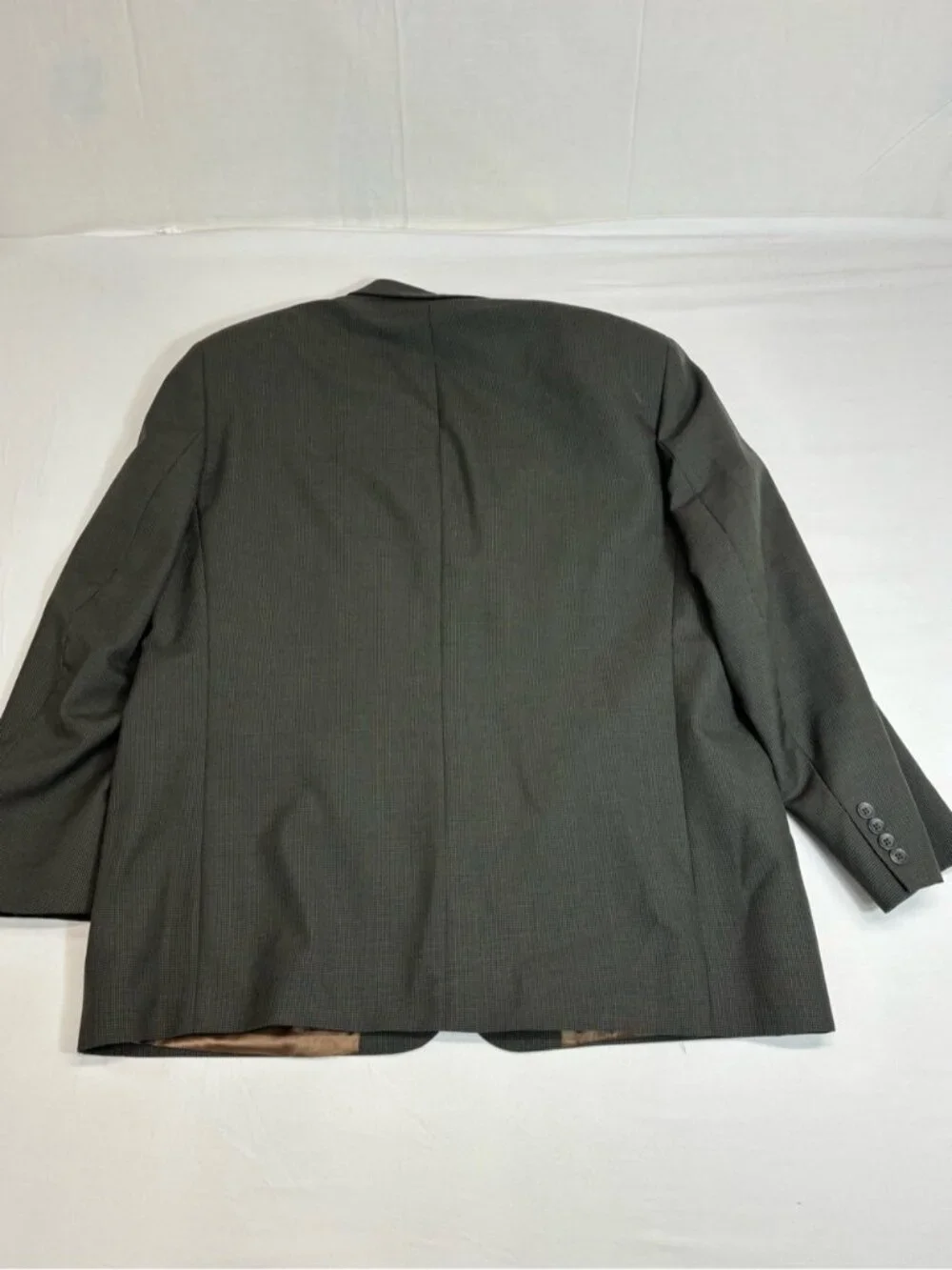 Chaps Ralph Lauren Olive Green 100% Wool 3-Button Blazer Sport Coat 46R